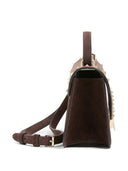 Valentino Garavani Rockstud Suede Leather Shoulder Bag