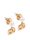 Valentino Garavani V Logo Signature Pearl Earrings