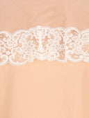 Chloè Lace Detail Silk Blouse