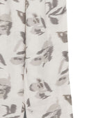 Emporio Armani Printed Linen Trousers