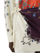 Versace Printed Silk Skirt