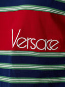Versace Striped Cotton T Shirt