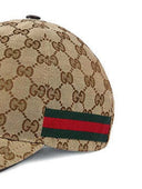 Gucci Web Detail Gg Baseball Cap