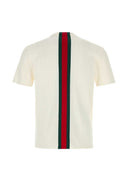 Gucci Web Detail Cotton T Shirt