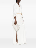 Fendi Ff Wool And Silk Poncho
