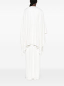 Fendi Ff Wool And Silk Poncho