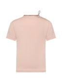 Burberry Check Bow Cotton T Shirt