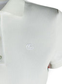 Gucci Web Detail Cotton Polo Shirt
