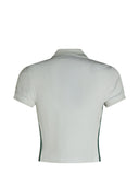 Gucci Web Detail Cotton Polo Shirt