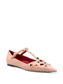 Valentino Garavani Studdy Leather Ballet Flats