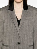 Forte Chaqueta tipo blazer con botonadura sencilla Forte