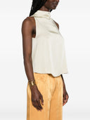 Forte Forte Satin Turtle Neck Top