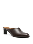 Khaite Colt Leather Mules