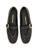 Ferragamo Leather Quilted Ballet Flats