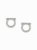 Ferragamo Gancini Crystal Earrings