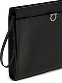 Ferragamo Gancini Leather Pouch