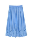 Ermanno Scervino Embroidered Cotton Skirt
