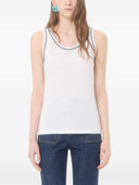 Valentino Logo Cotton Tank Top