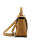 Valentino Garavani Rockstud Suede Leather Shoulder Bag