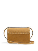 Valentino Garavani Rockstud Suede Leather Shoulder Bag