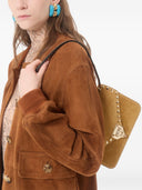 Valentino Garavani Rockstud Suede Leather Shoulder Bag