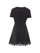 Valentino Wool And Silk Blend Mini Dress