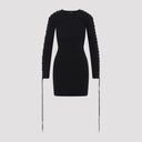 Balenciaga Lace Up Mini Dress