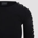 Balenciaga Lace Up Mini Dress