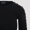 Balenciaga Lace Up Mini Dress