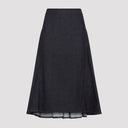 Jacquemus La Jupe De Nimes Lavoir Midi Skirt