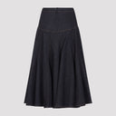 Jacquemus La Jupe De Nimes Lavoir Midi Skirt