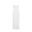 Jacquemus La Robe Maille Plumetis Long Dress