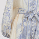 Zimmerman Indra Plunge Mini Dress