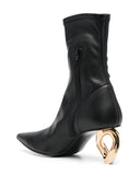 Jw Anderson Chain Heel Stretch Ankle Boot