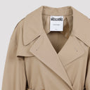 Moschino Double Breasted & Peacoat Nude & Neutral