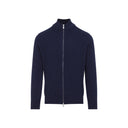 Cardigan con zip intera Brunello Cucinelli