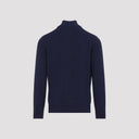 Cardigan con zip intera Brunello Cucinelli