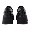 Carter 75 Platform Loafers In Black Leather