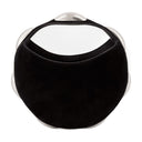 Bolso de mango superior circular de domo Alexander Wang Cuero negro