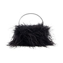 Heiress Medium Handbag Alexander Wang Feather Black