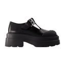 Tova Mary Jane Platform Loafers Alexander Wang Leather Black