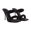 Julie Tubular Sandal Alexander Wang Synthetic Black