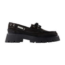 Carson Boat Loafers Alexander Wang Leather Chocolate