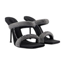 Julie Tubular Sandals Alexander Wang Leather Black