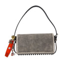 Ricco Relic Slim Shoulder Bag Alexander Wang Leather Grey