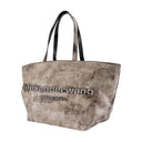 Punch Shopper Bag Alexander Wang Leather Grey