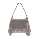 Divina Clutch Bag Alexander Wang Mesh Silver