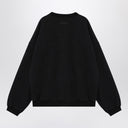 Fear Of God Essentials Black Sweatshirt With Embroidered Logo