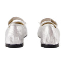 Jolie Flat Shoes Anine Bing Leather Silver