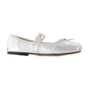 Jolie Flat Shoes Anine Bing Leather Silver